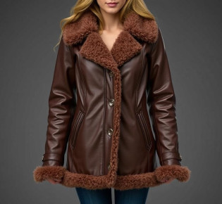 Женская дубленка из натуральной кожи: как выбрать, носить и бережно ухаживать
