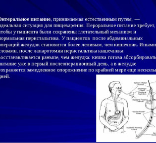 Что такое энтеральное питание?