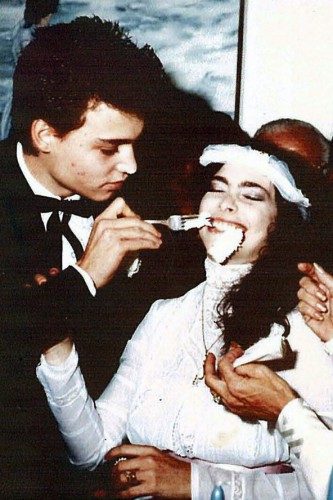 Свадьба Джонни Деппа и Лори Энн Эллисон (1983 год)