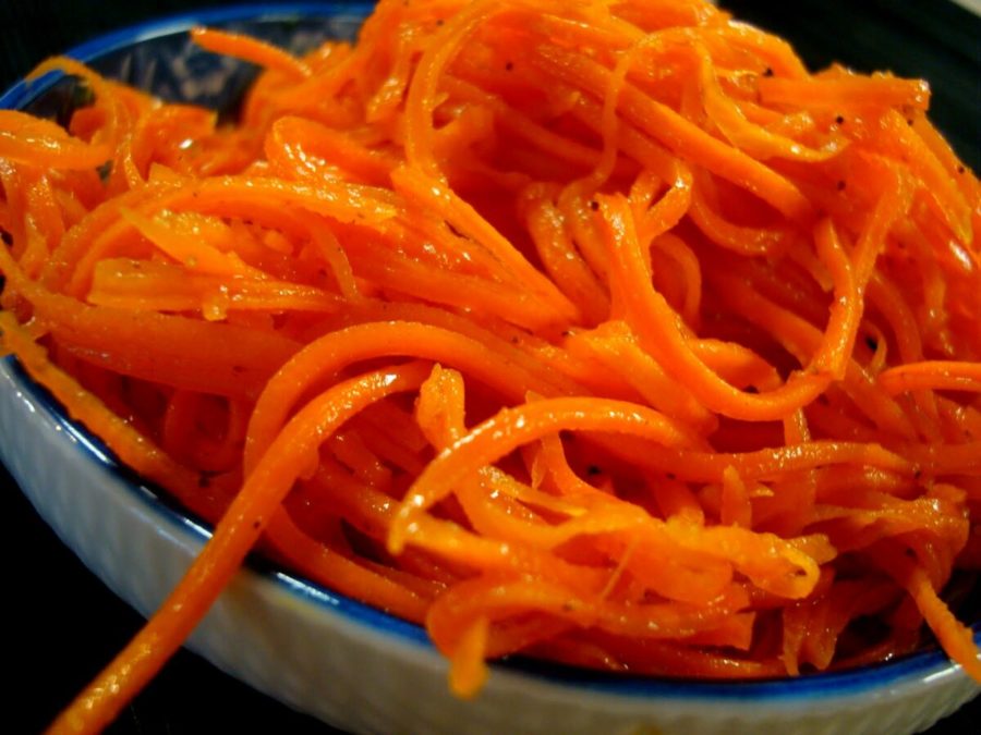 Помидоры с морковью по-корейски