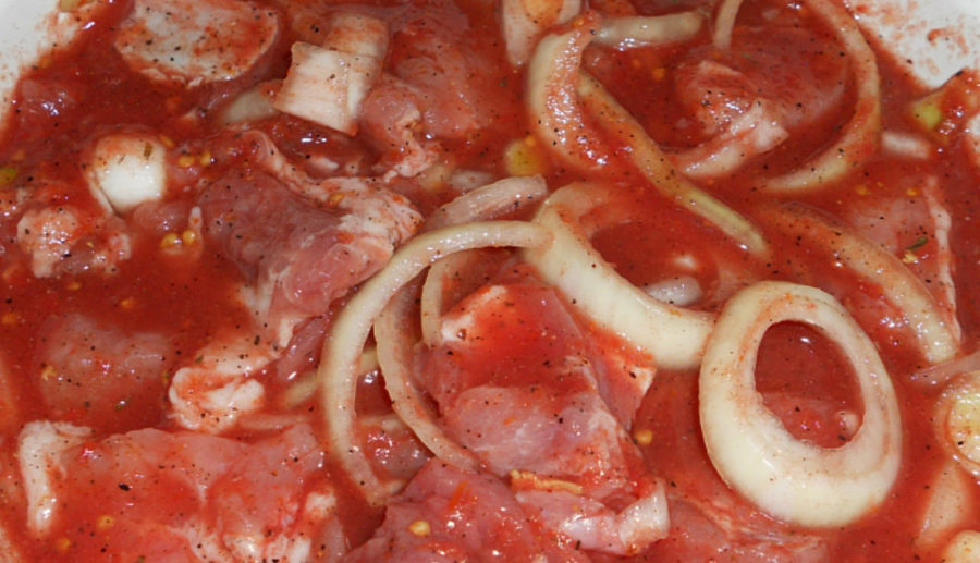 Маринад для мяса С томатами