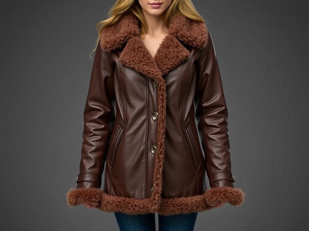 Женская дубленка из натуральной кожи: как выбрать, носить и бережно ухаживать