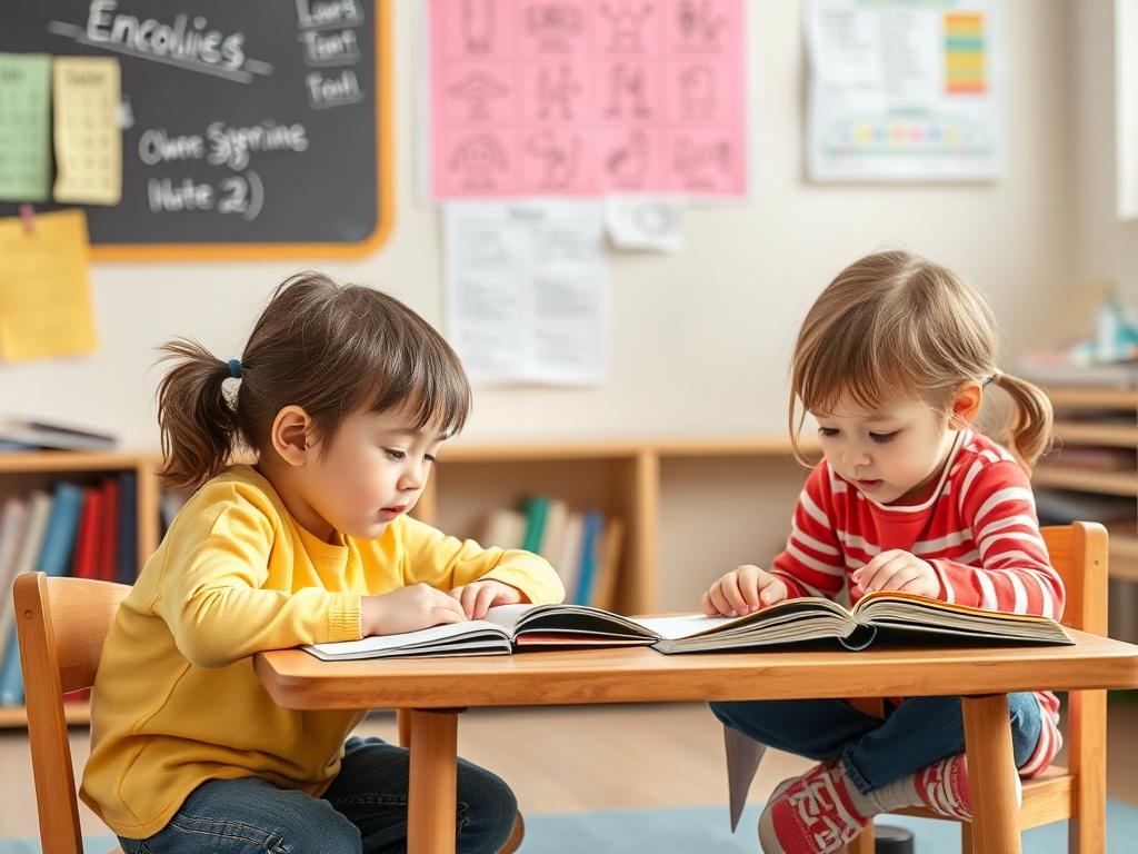 children studying Englishфото