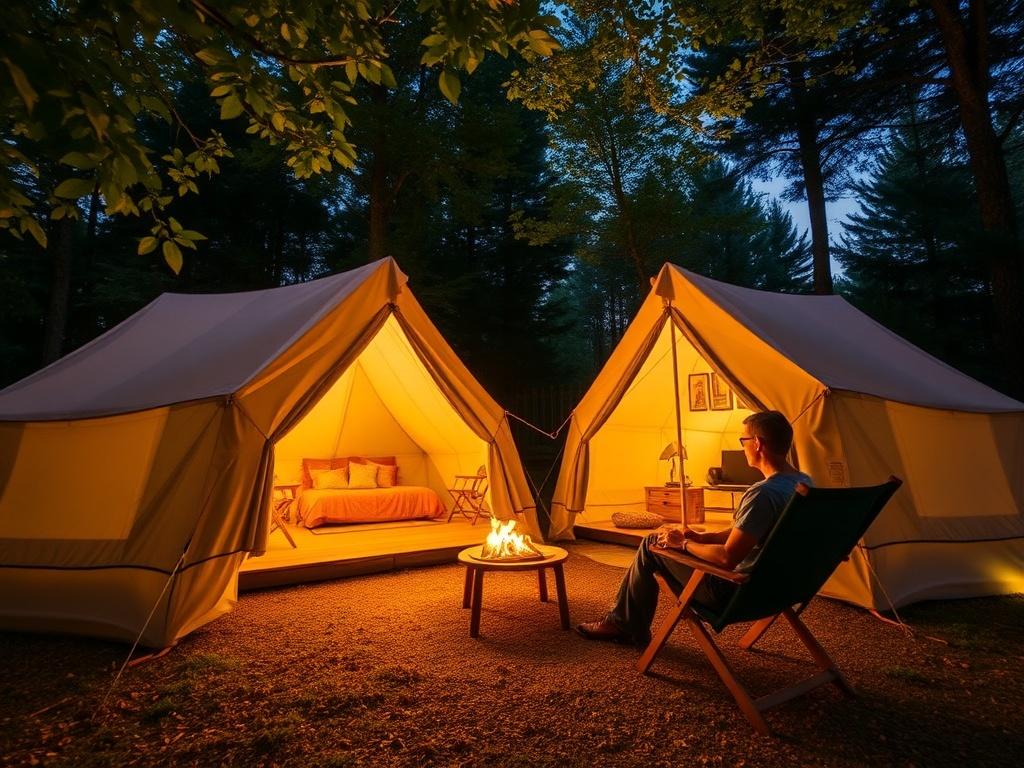 Глэмпинг под управлением: практическое руководство по созданию прибыльного и атмосферного места