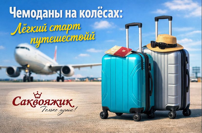 Чемоданы на колёсах: лёгкий старт путешествий с САКВОЯЖИК в Минске