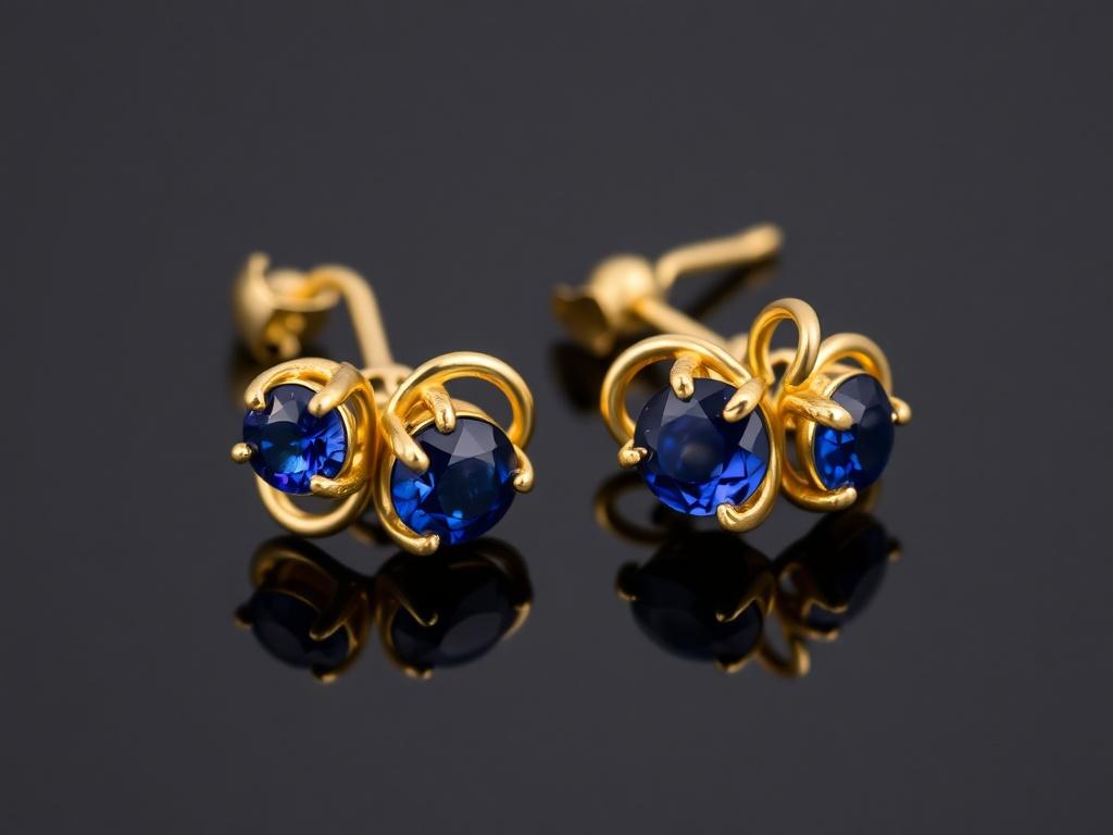 Золотые серьги с сапфирами: как выбрать, носить и ухаживать так, чтобы они служили годами